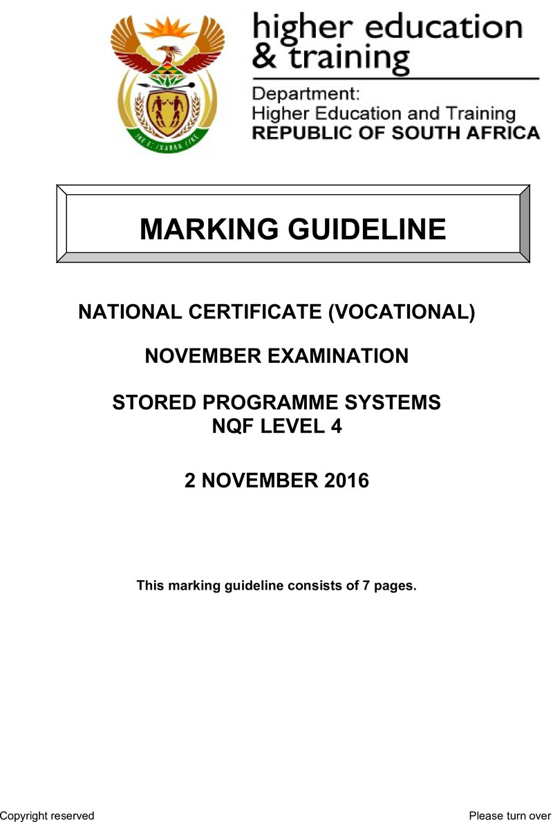 Nc2740 Stored Programme Systems L4 Memo Sup Now Nov 2016