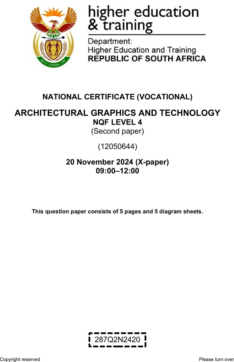 Architectural Graphics And Technology L4 P2 QP Nov 2024 preview