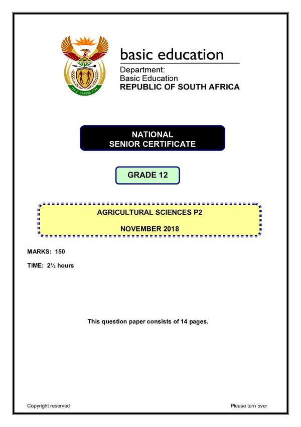 Grade 12 English past paper 2018 – Paper 2 (English) gr12