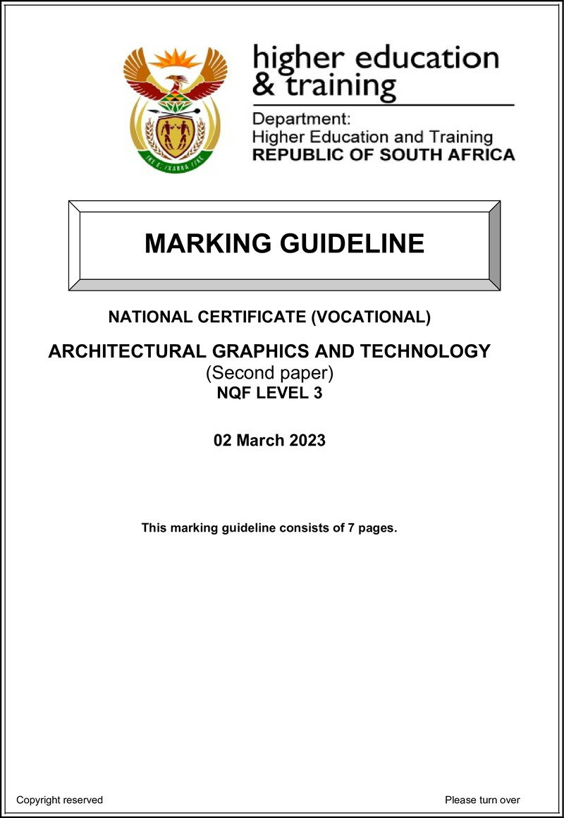Architectural Graphics And Technology L3 P2 Memo Supp Feb 2023