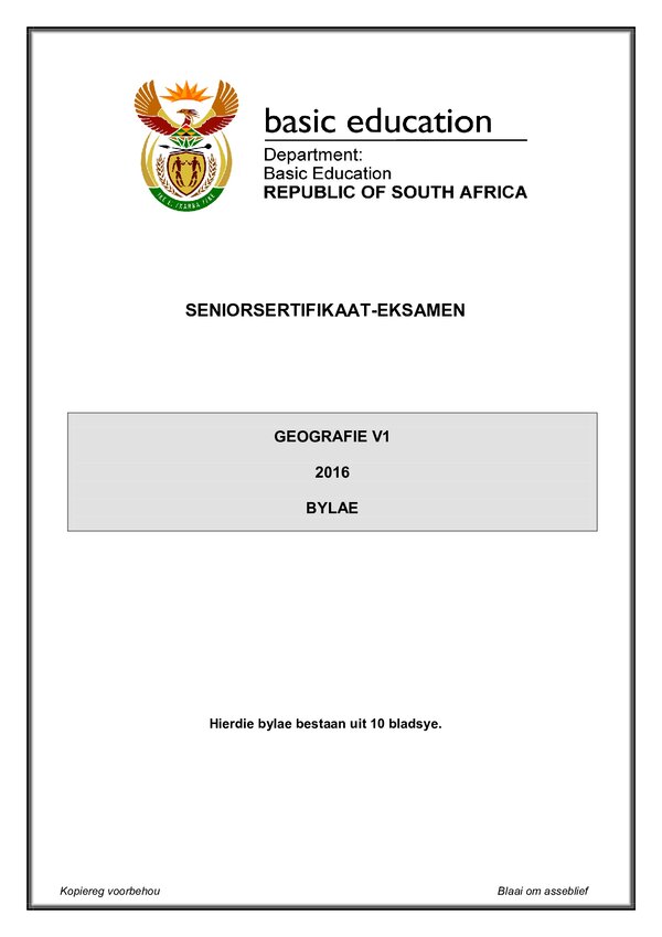 Paper 1 Annexure (Afrikaans) Gr12