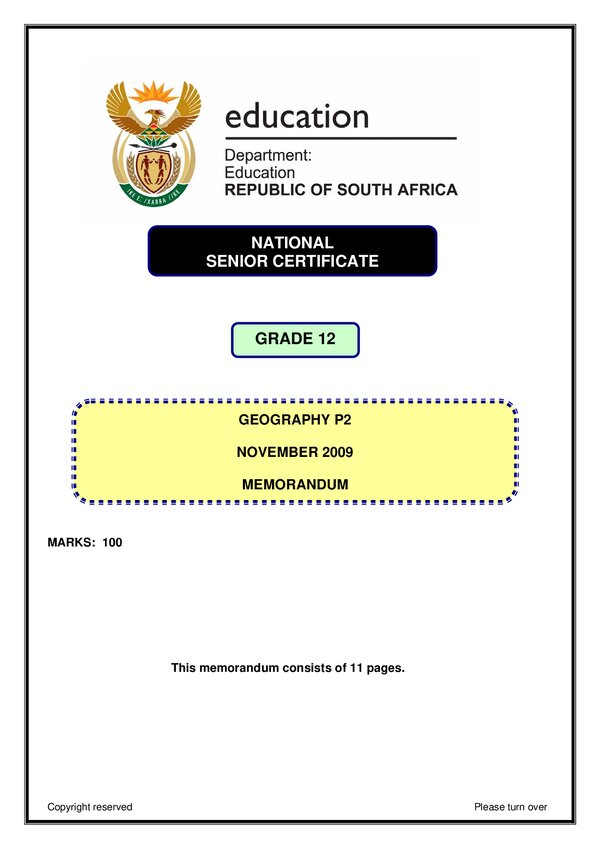 Geography Memo 2 (English)