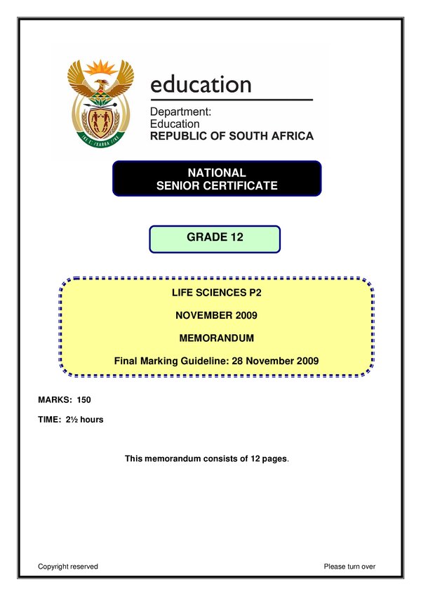 Life Sciences Memo 2 (English)