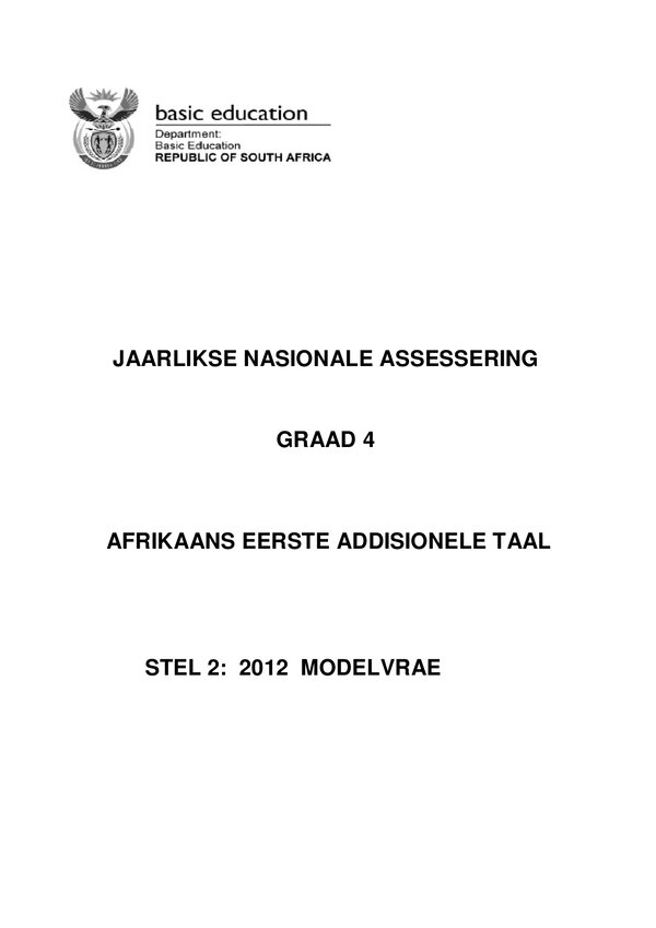Grade 9 English past paper 2012 – Computer Application Technology Memo 1 Optional speed (English)