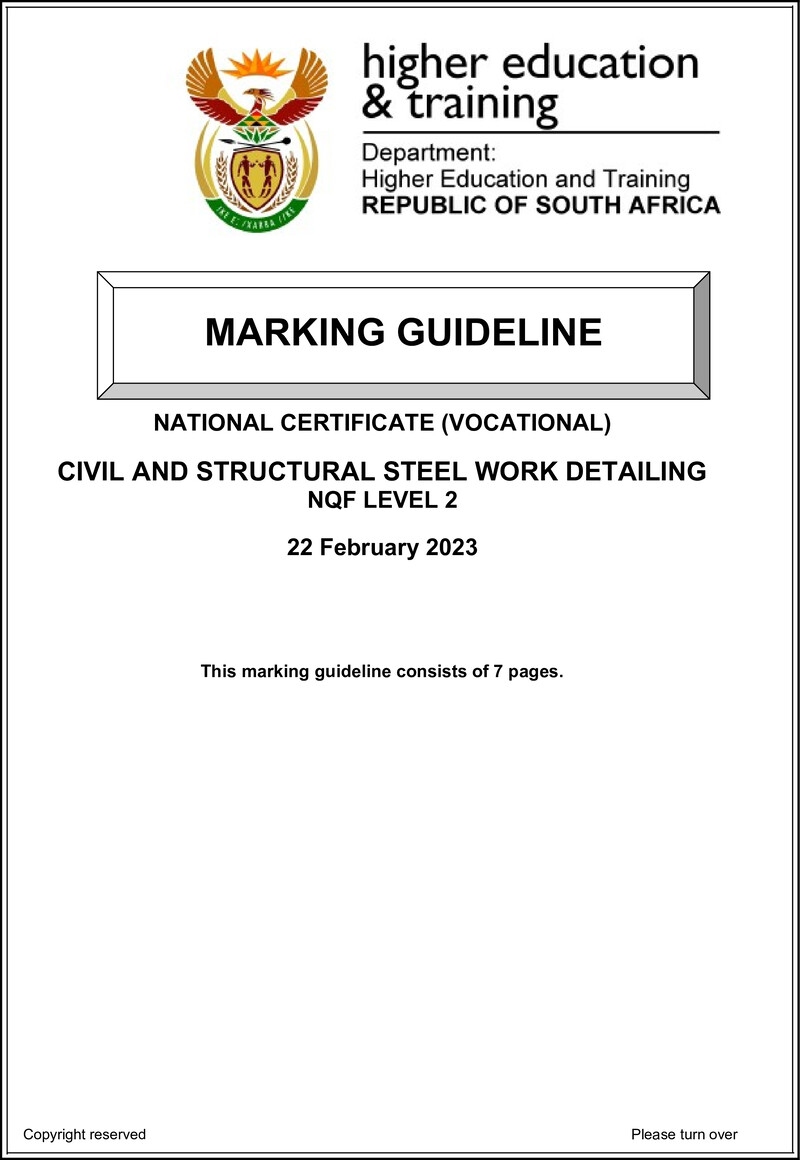 And Structural Steel Work Detailing L2 MEMO Feb 2023 preview