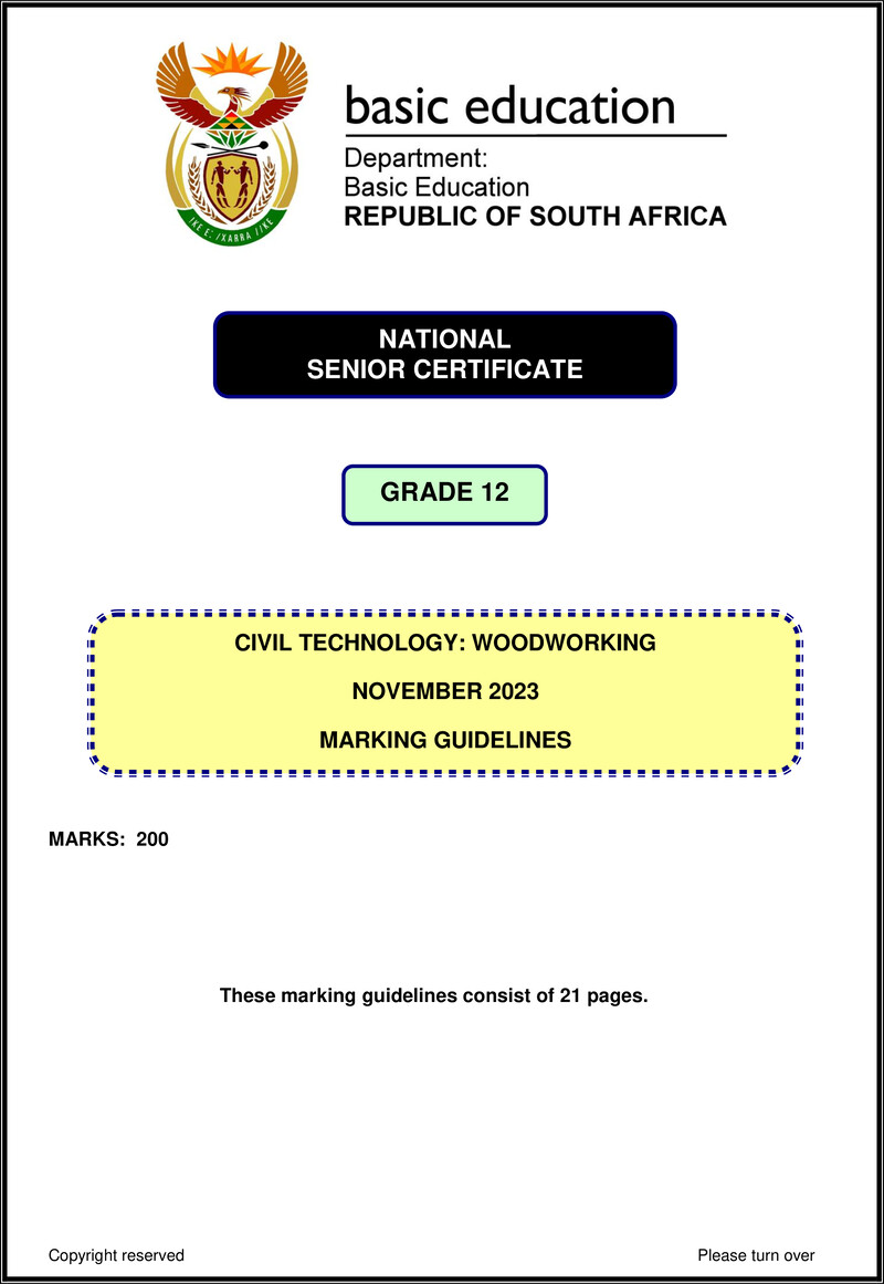 Civil Technology Nov 2023 Woodworking Mg Eng Docx Gr12