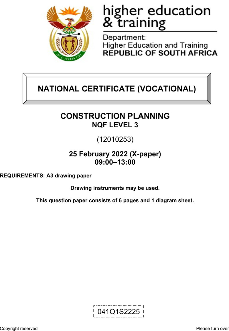 Construction Planning L3 QP Supp Feb 2022