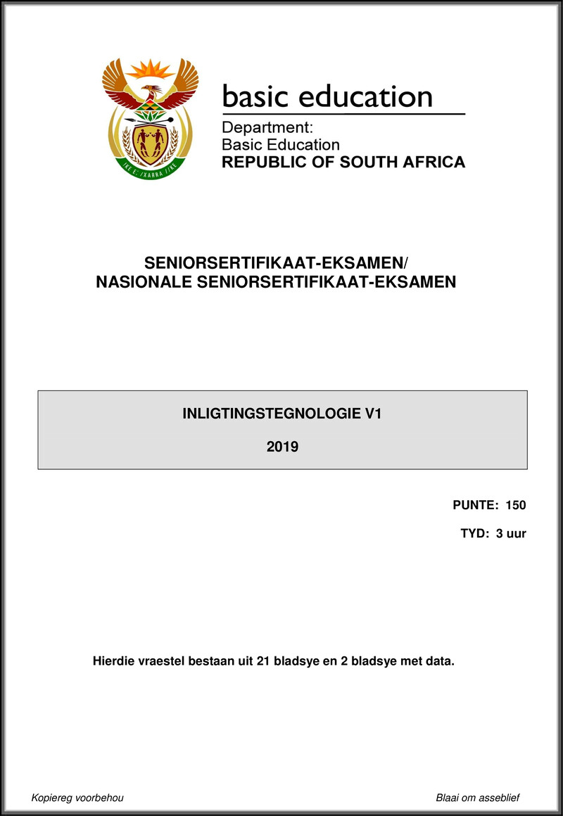 Information Technology P1 May June 2019 Afr Gr12