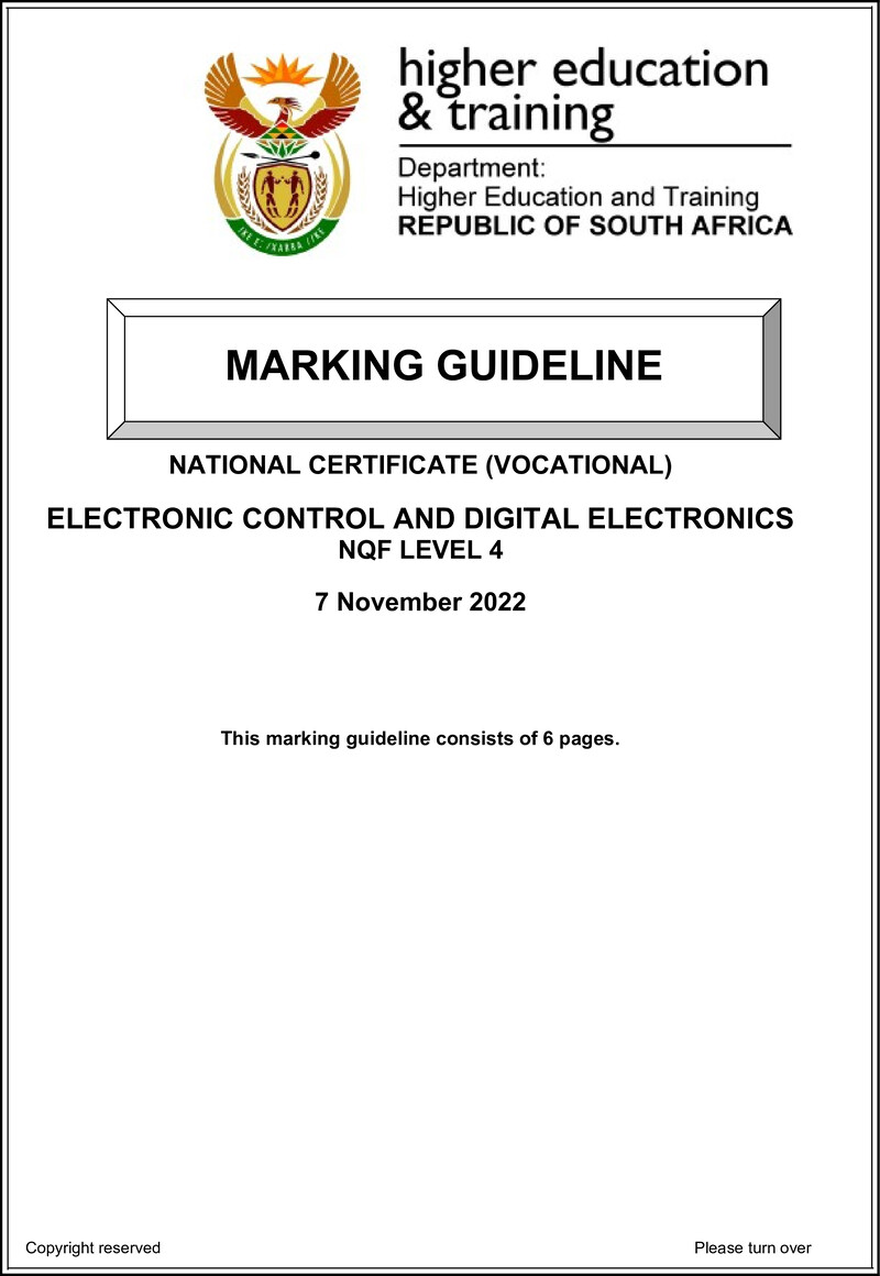 Nc980 Electronic Control And Digital Electronics L4 Memo Nov 2022 Signed Off