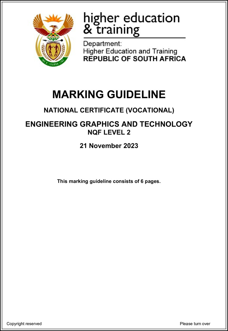 Engineering Graphics And Technology L2 MEMO Nov 2023 preview