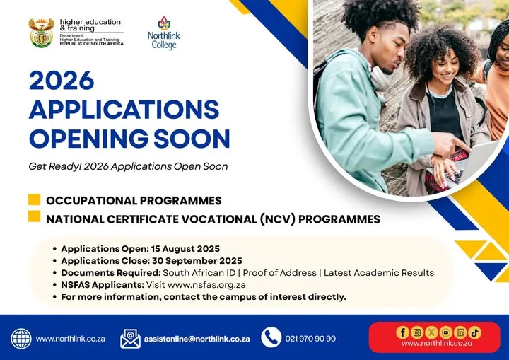 Northlink College – 2026 Applications Opening Soon
