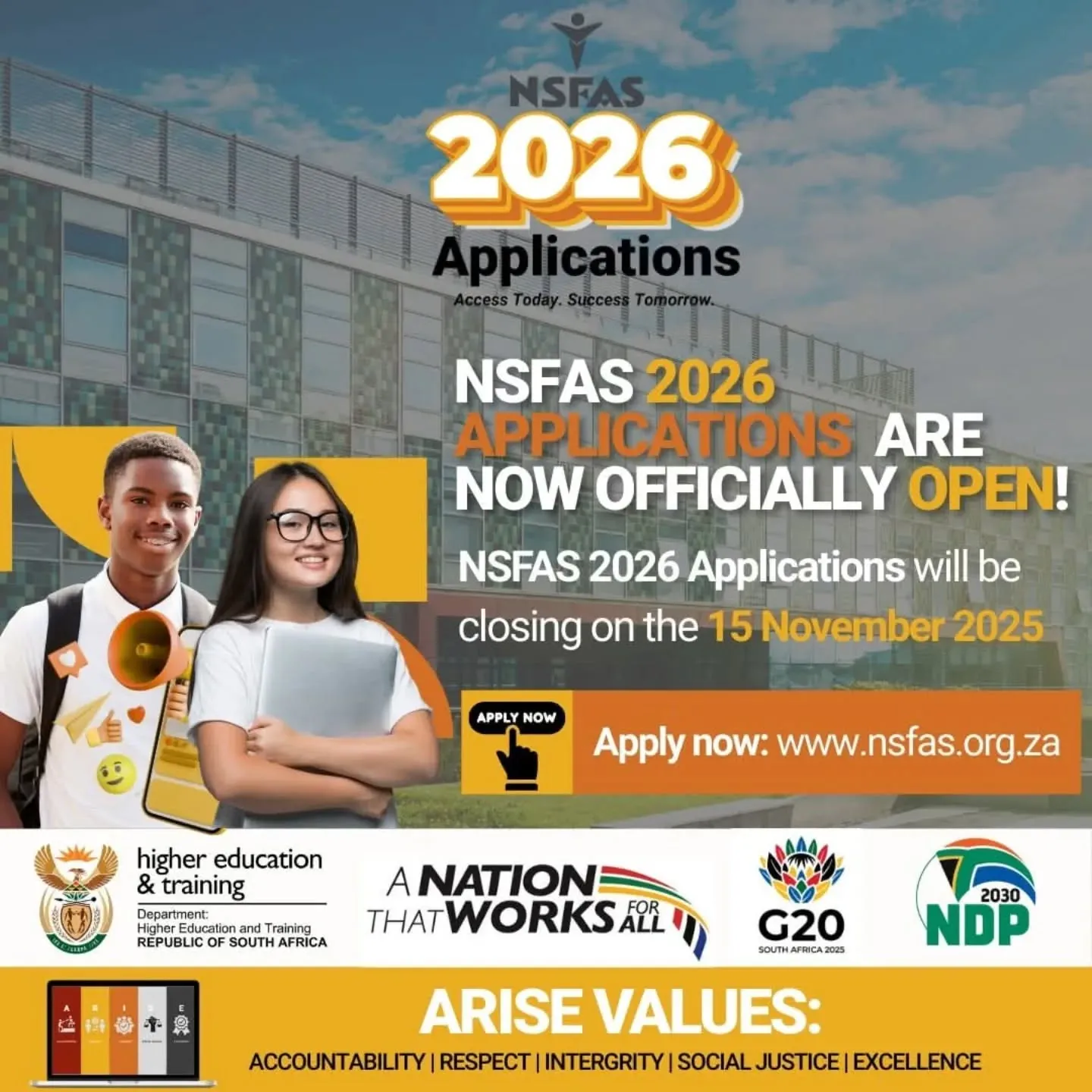Your Future Awaits: NSFAS 2026 Applications Are Now Officially Open!